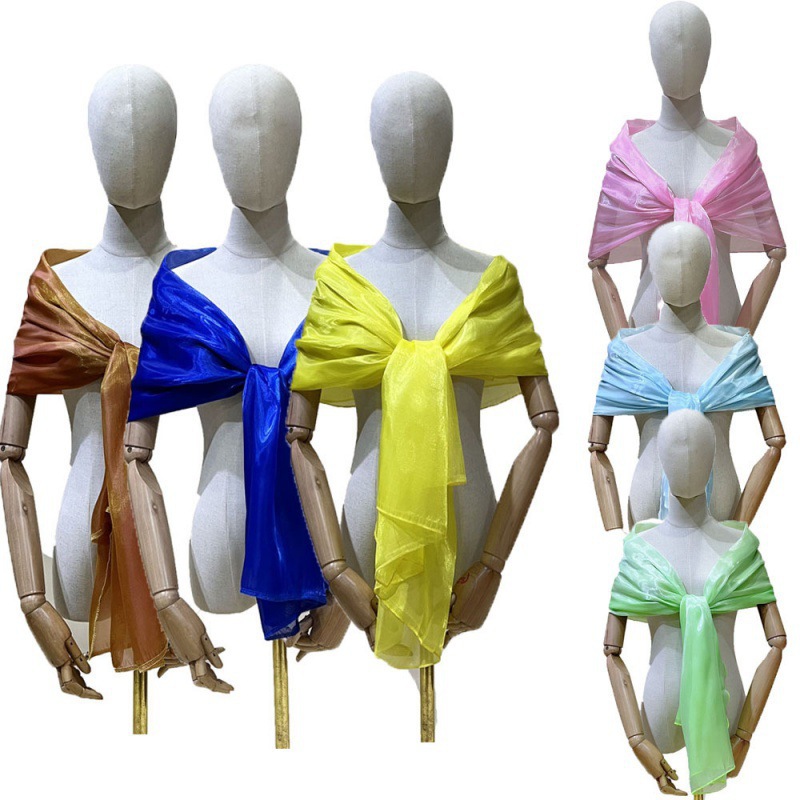 穆斯林款披肩欧美风外贸气质披肩晚礼服派对晚宴婚礼新娘披风防晒|ms