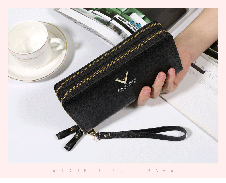 Stylish double-layer wallet