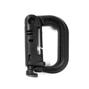 Manufacturer Black Plastic Spring Hook Buckle Push-Type Outdoor Climbing Rope Hook Pet Rope Handle Buckle Supply Wholesale