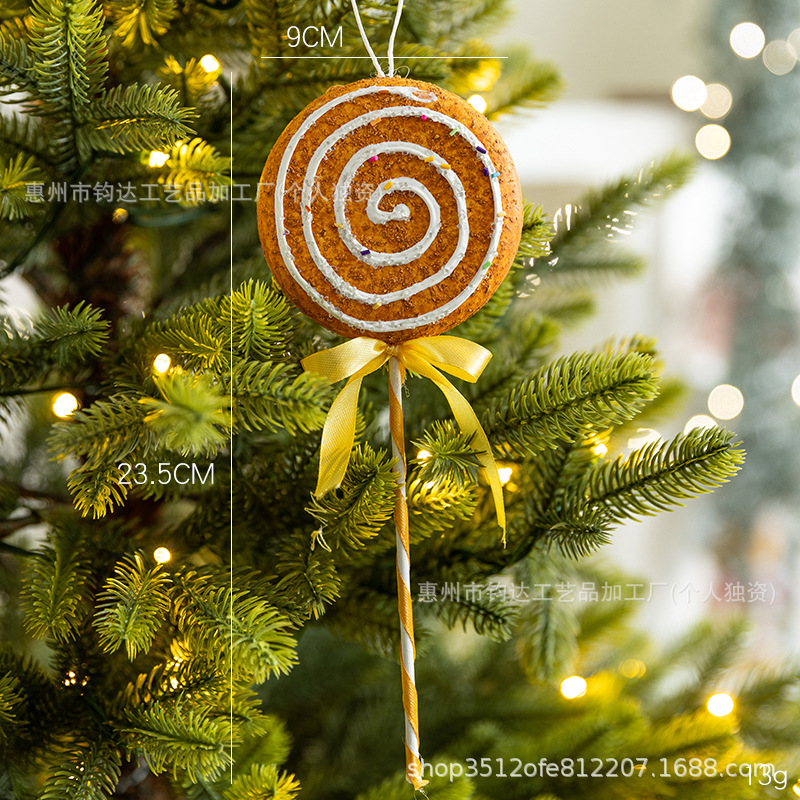 거품 진저브레드 롤리팝