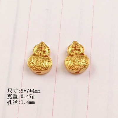 Zərgərlik ara hissələri – silver gold-plated dragon fish accessories - gourd
