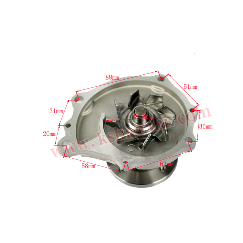 K21 / K25 bomba de agua de carretilla elevadora 21010 - FU425 accesorios de carretilla elevadora radiador bomba de agua bomba de enfriamiento