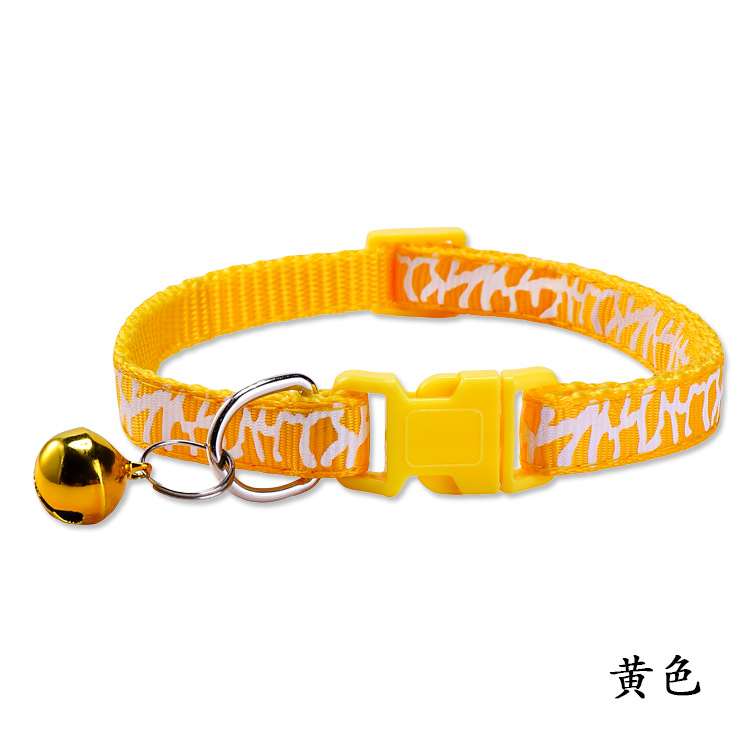 Collar de mascotas de malla collar de gatos collar de perros collar de collar de campana de mascotas pequeño colorido