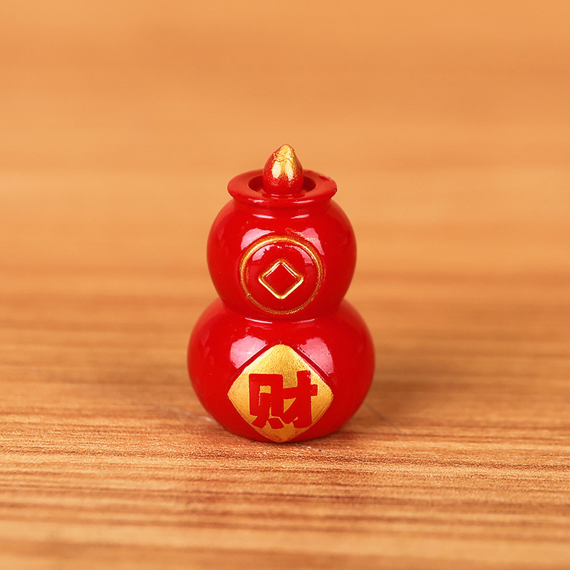 迷你贡品创意摆件求神祈福神仙供品树脂工艺品办公桌面可爱装饰|undefined