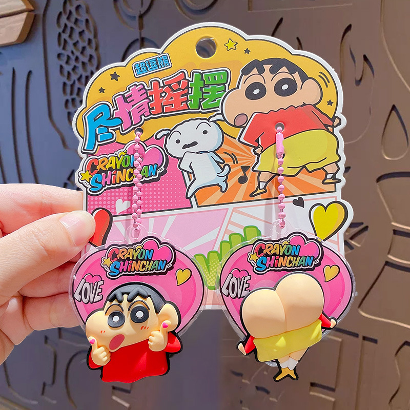 本物のクレヨンしんちゃん恋人ビスケットシリーズキーホルダーかわいいバッグペンダント車のキーチェーンギフト卸売|undefined