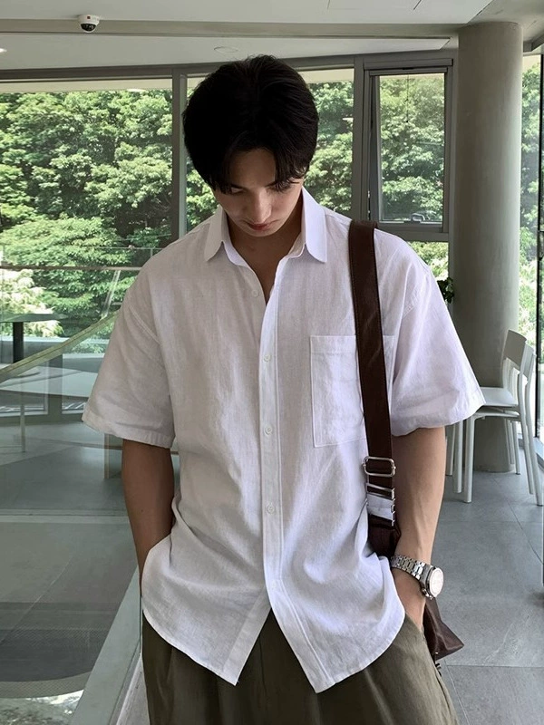 Summer thin shirt, jacket, Korean style, oversize, high-quality style