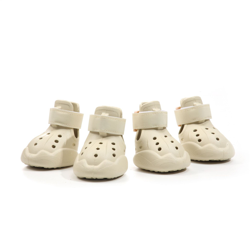 Verano nuevo perro sandalias perro agujero zapatos eva cachorro zapatos respirables fábrica de zapatos de perro de venta caliente transfronteriza