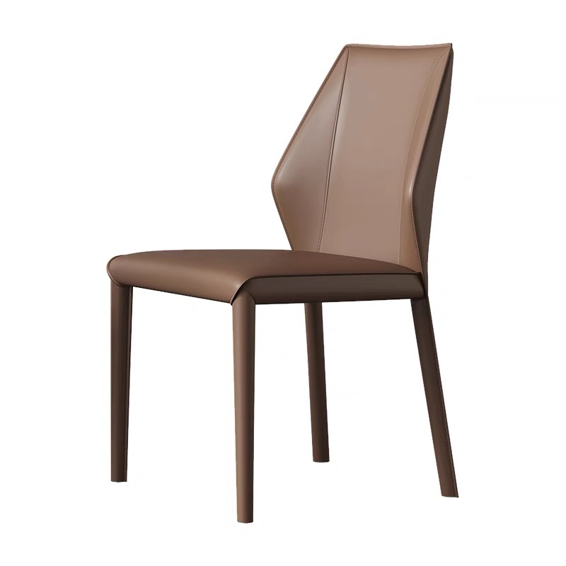 Sillas de comedor italianas de estilo doméstico minimalista, sillas de estilo de diseño de estilo moderno y cómodo.