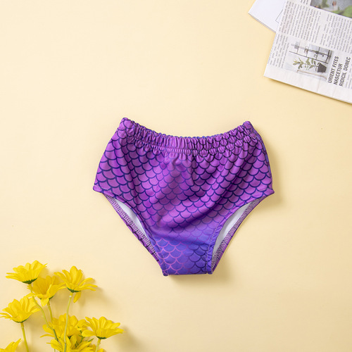 Children's Swimwear Summer New Fashion Mermaid Bikini Set for Girls Two-Piece