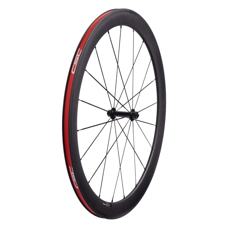 Almacén de ultramar europeo de una sola pieza de entrega 700C hub de fibra de carbono conjunto de ruedas de bicicleta de montaña