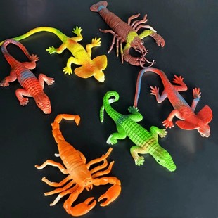 Lizard Crocodile Lobster Spider Simulation Soft Glue Animal Many Animal Tricky Toys Tiktok Net Hot Selling