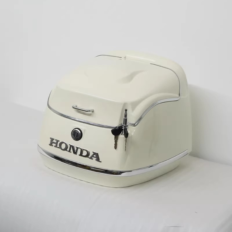 Suitable for Honda Nw F125 Motorcycle Tail Box, Retro Trunk, Scooter Cargo Box, Helmet Box Modification Accessories