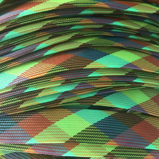 30Mm.45Mm Colorful Braided Mesh Sleeve for Fishing Gear, Multifunctional Hose Protector, Wear-Resistant, Insulated, Environmentally Friendly, and Highly Flame-Retardant