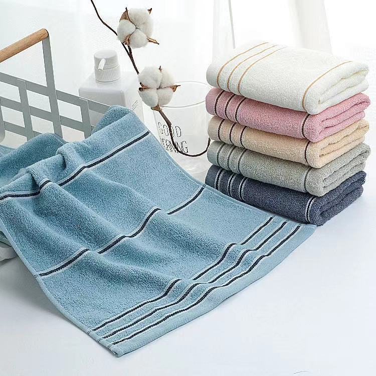 Jialiya Towel Pure Cotton Type a Thin Household Plain Soft Absorbent Supermarket Welfare Labor Insurance Wholesale 7377