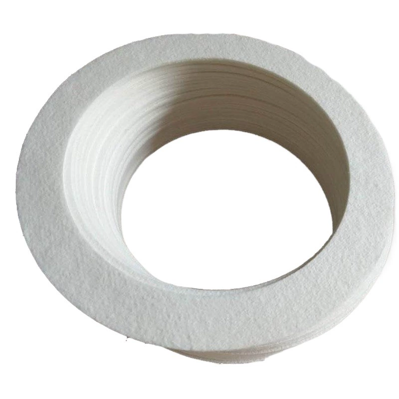 Индивидуальные высокотемпературные уплотнения из алюмосиликатного керамического волокна: прокладки, фланцевые уплотнения, формованные детали из керамического волокна