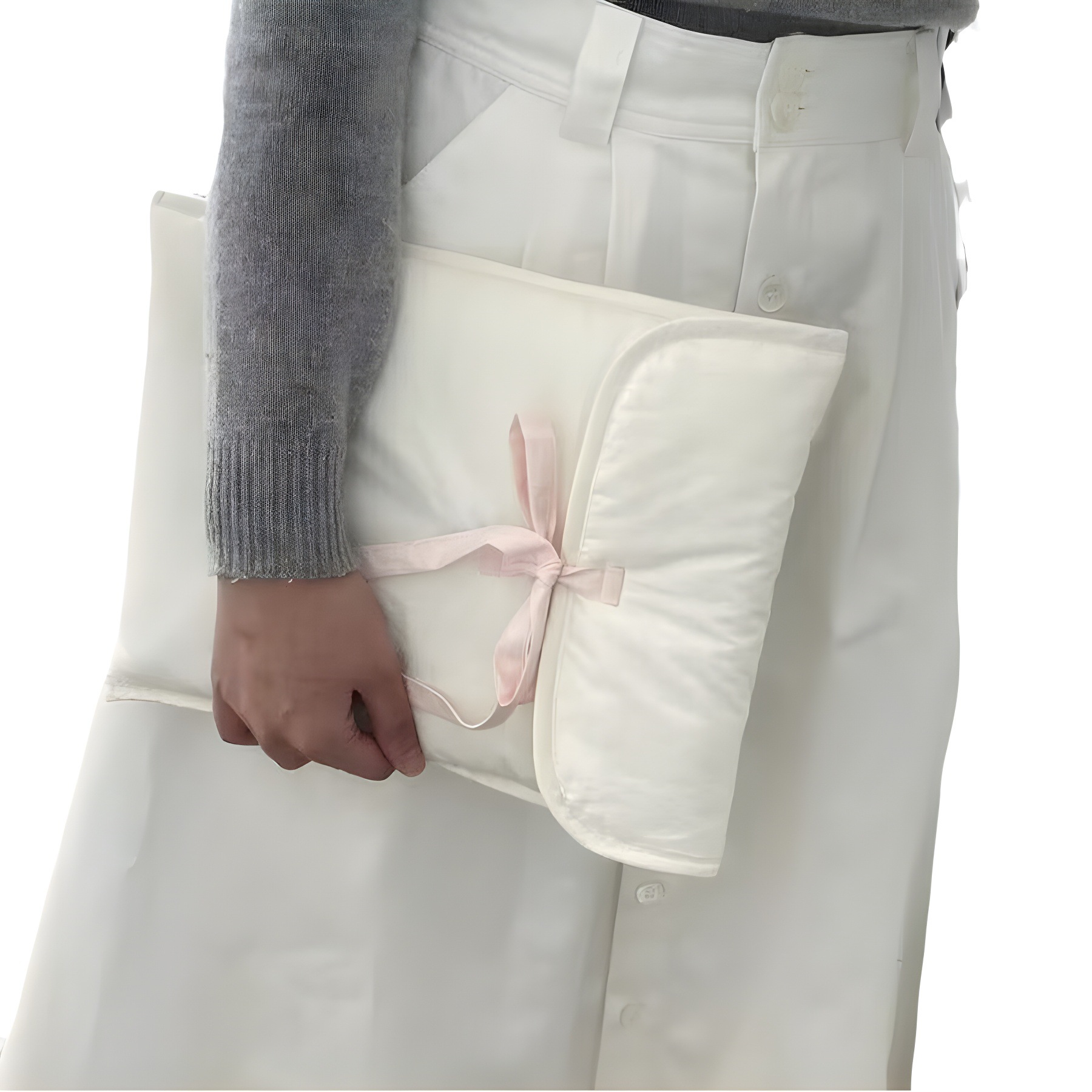 한국식 귀여운 노트북 저장 가방 간단한 솔리드 컬러 컴퓨터 드롭 방지 코튼 내부 가방 귀여운 나비 넥타이 가방