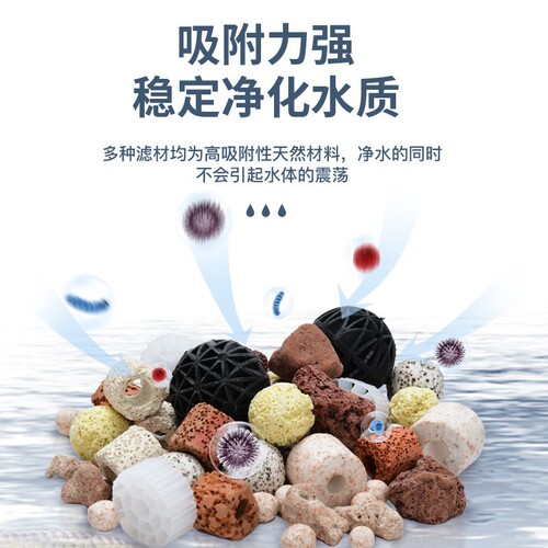 yee fish tank filter material complete set of activated carbon ceramic ring coral bone biochemical cotton bacteria house aquarium filter material