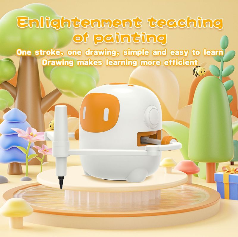自動描画ロボット子供の早期教育マシン幼児啓発絵本 3-8 絵画学習機おもちゃスマート|undefined