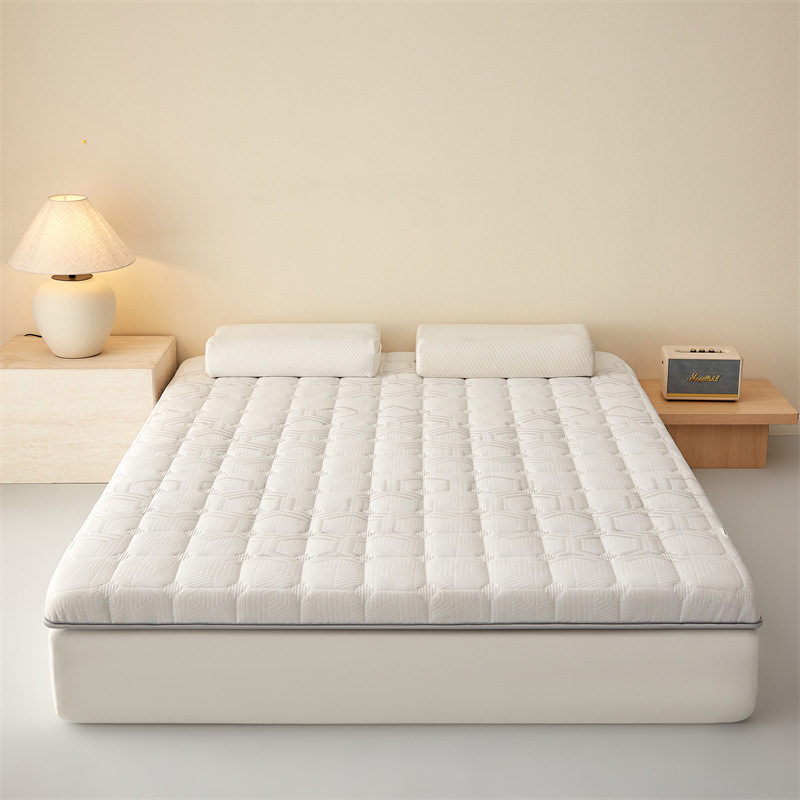 Nuevo colchón de esponja de látex plegable, colchón de dormitorio para el hogar, colchón de dormitorio para estudiantes, colchón de esponja antibacteriano