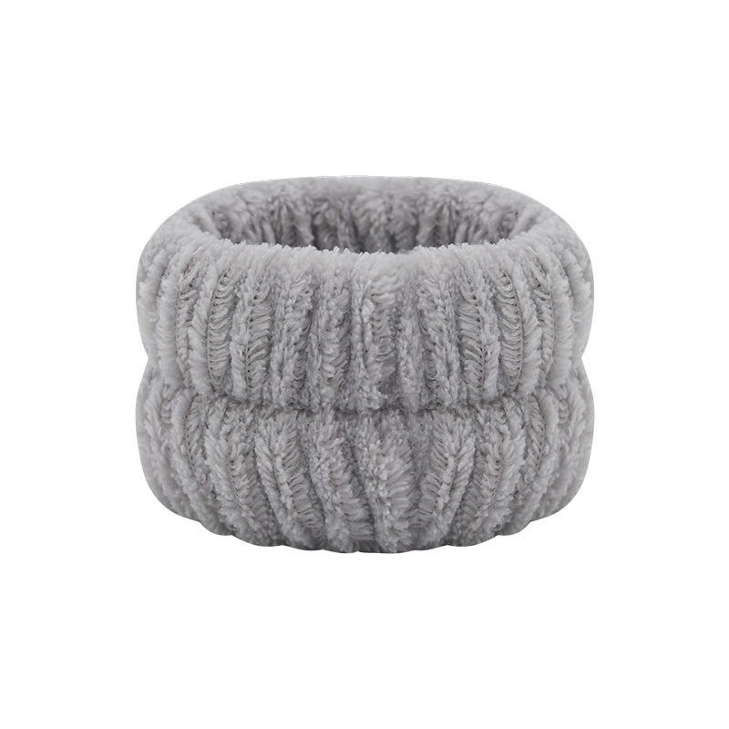 Lavar la cara, muñequeras, impermeables, salpicaduras, puños de lavado, cinturones para el cabello engrosados a prueba de humedad, lazo para el cabello de felpa, un par de pulseras para el lavado de cara