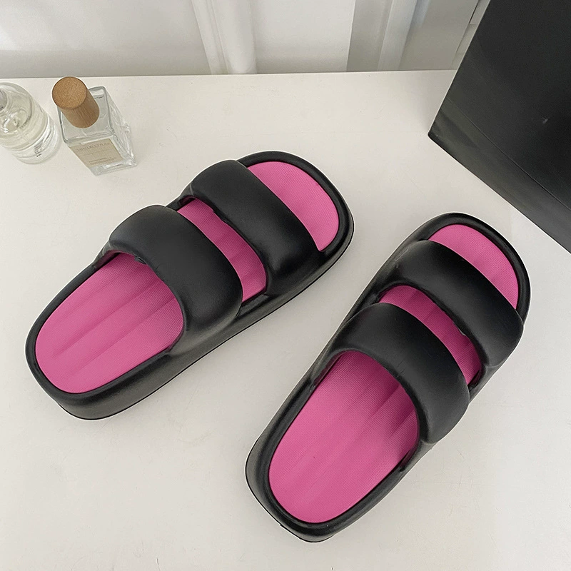 Summer high comfortable slippers platform, Korean style