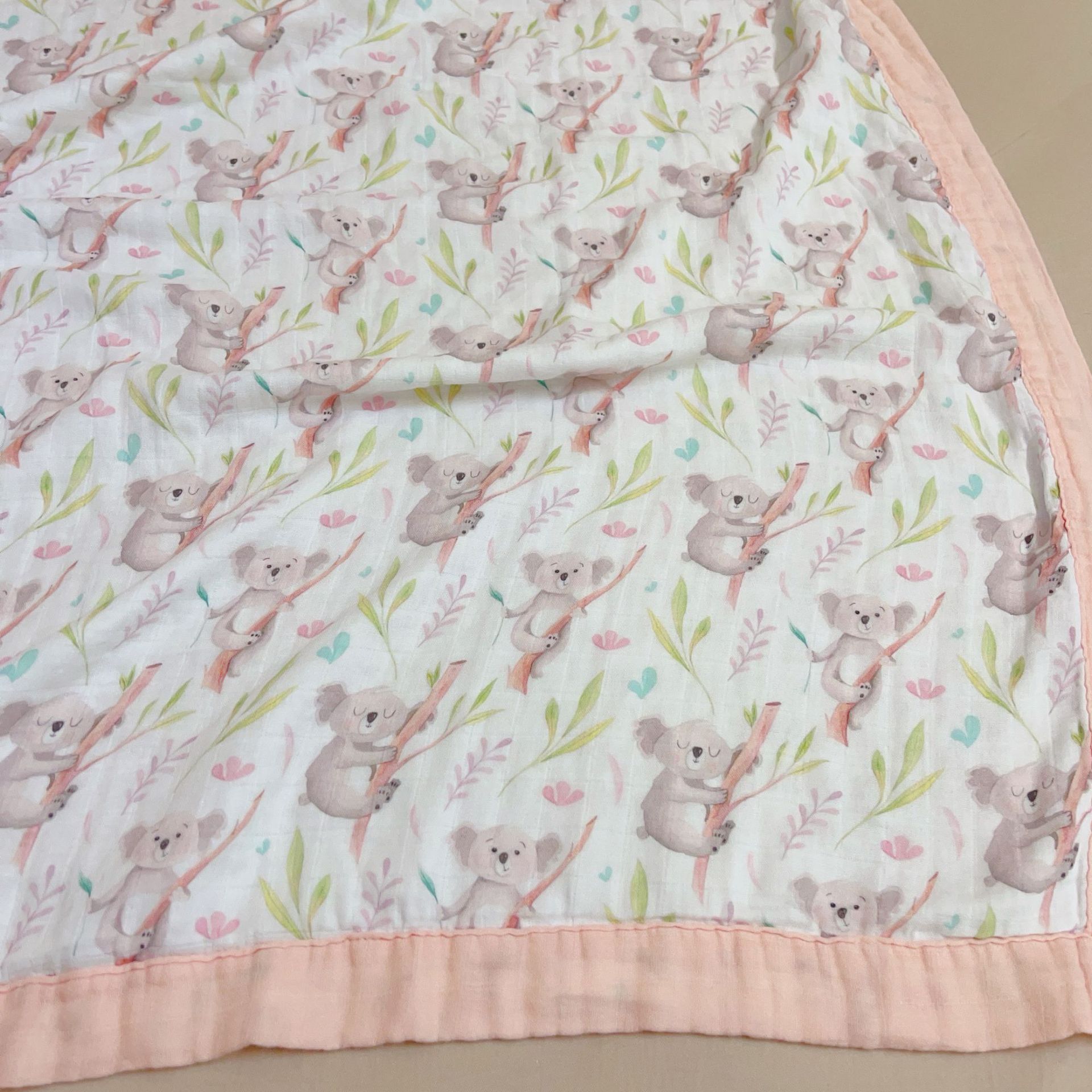 코알라 가족 (6겹 거즈 120*120cm)