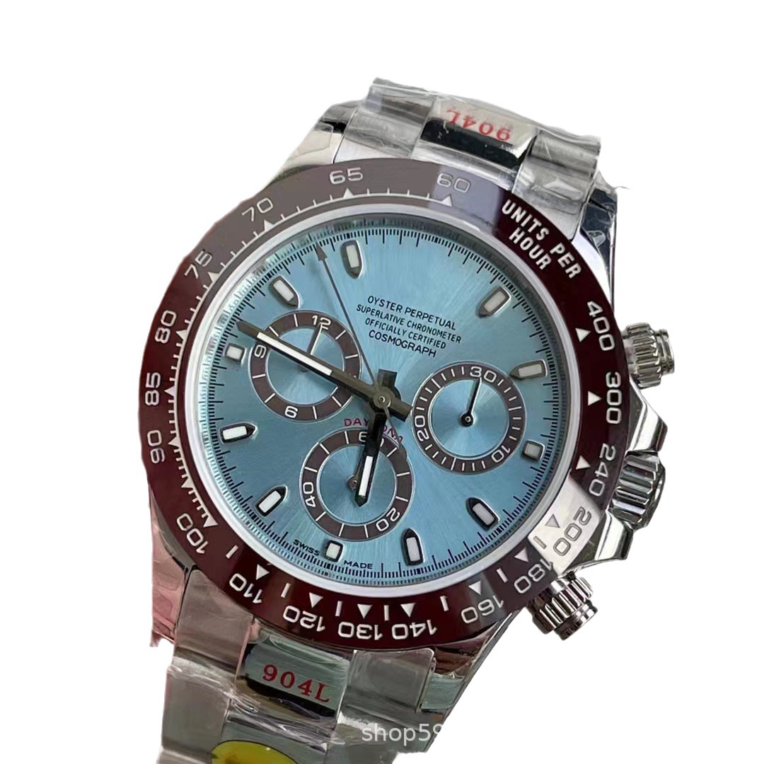 Transfronterizo reloj de comercio electrónico Yu Le Panda yate ditonna hombres multi-funcional sincronización mecánica cinta de acero al por mayor