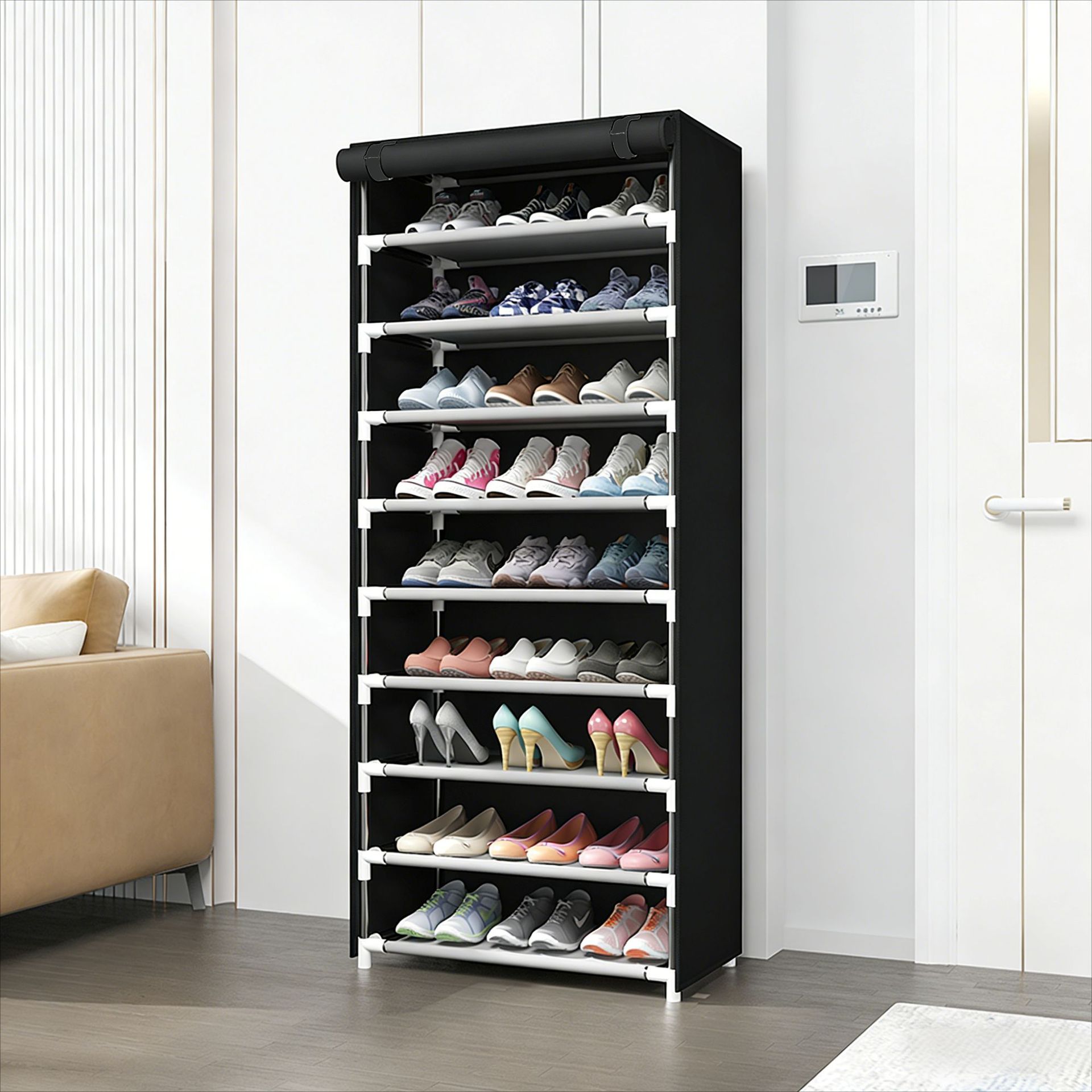 Simple Shoe Cabinet Dust-proof Storage Simple Shoe Rack Creative Multi-layer Large Capacity Storage Shoe Cabinet Special Price Assembly Small Shoe Rack