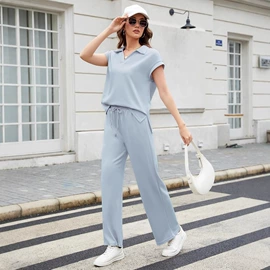 时尚休闲套装;连衣裙;女式T恤