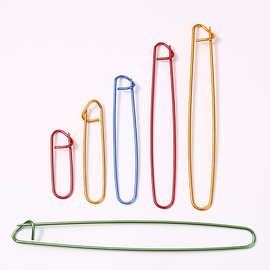 彩色铝别针大别针 毛衣防解大别针编织工具 多规格氧化铝记号别针