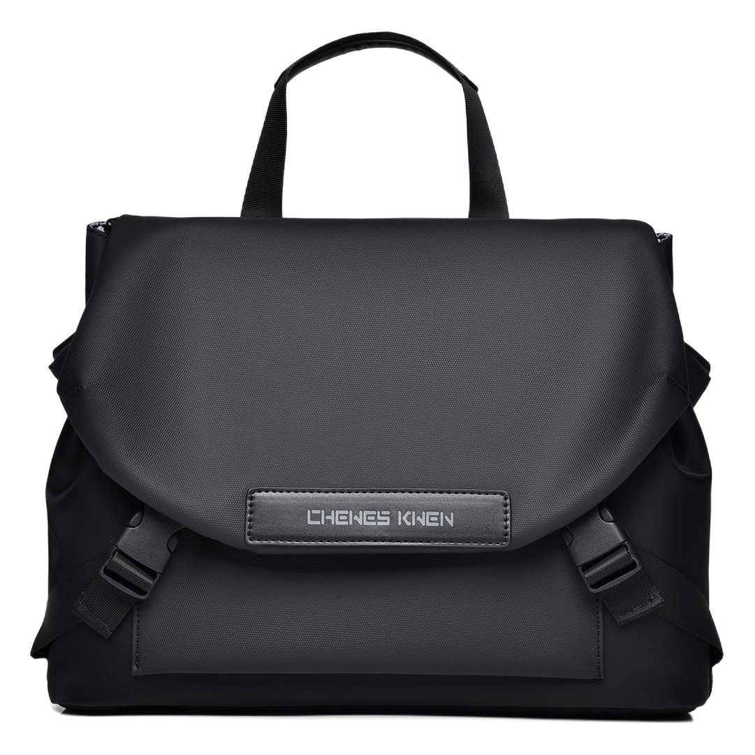 Nueva bandolera cruzada sencilla para hombre, bolso de hombro moderno, gran capacidad, bolso mensajero repelente al agua, maletín de negocios