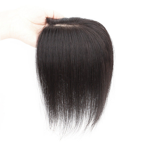 Wig piece on the top of the head to replace the black swan real hair piece to cover the white hair and simulate the scalp. Distribute it at will to increase the hair volume. Wholesale