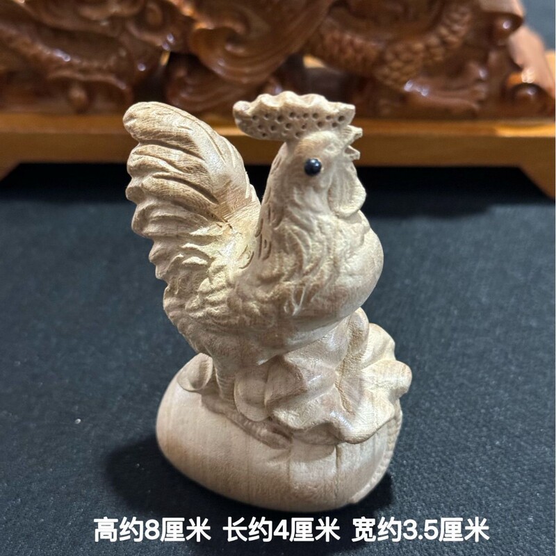 桃木彫刻12生肖デスクトップ置物原木色十二生肖ハンドルメーカー卸売り|undefined