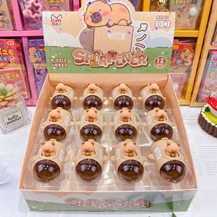 New Cultural and Creative Kapibara Astronaut-Shaped Pencil Sharpener Sky Realm Student Cute Double-Hole Pencil Sharpener