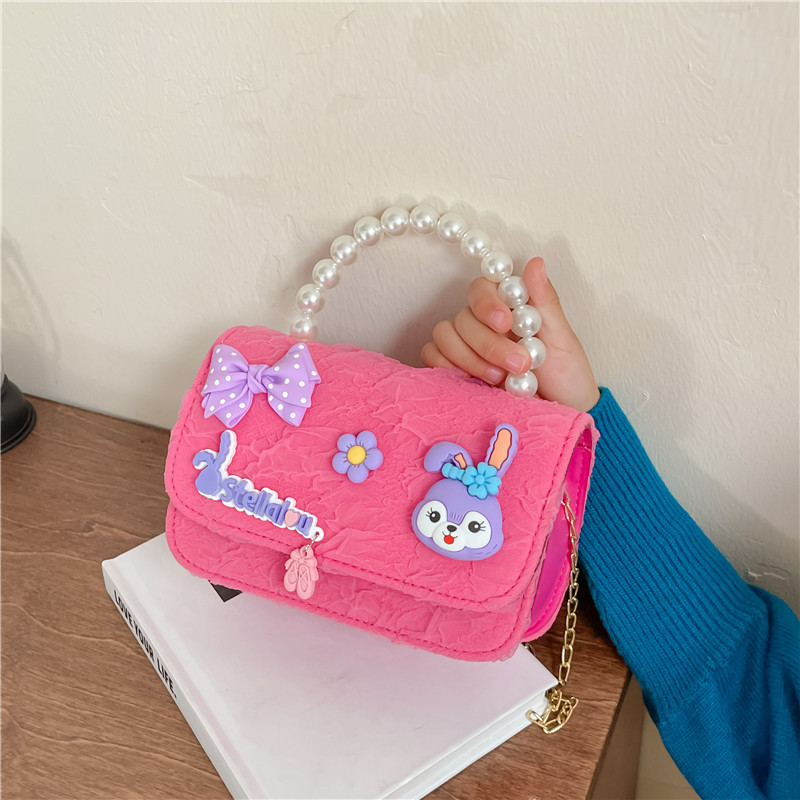 Moda estilo occidental bowknot hombro mensajero bolso lindo bebé monedero todo-Partido mini chica pequeña bolsa