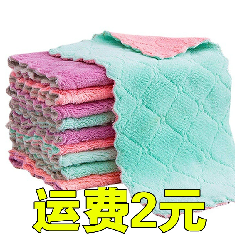 Салфетка для мытья посуды, кухня, которую нелегко испачкать маслом, утолщенная водопоглощающая и маслосъемная губка для мытья посуды, впитывающая многофункциональная цельная дропшиппинг