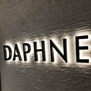 Meishi outdoor signboard luminous character stainless steel acrylic advertising led luminous character Mini back hair character