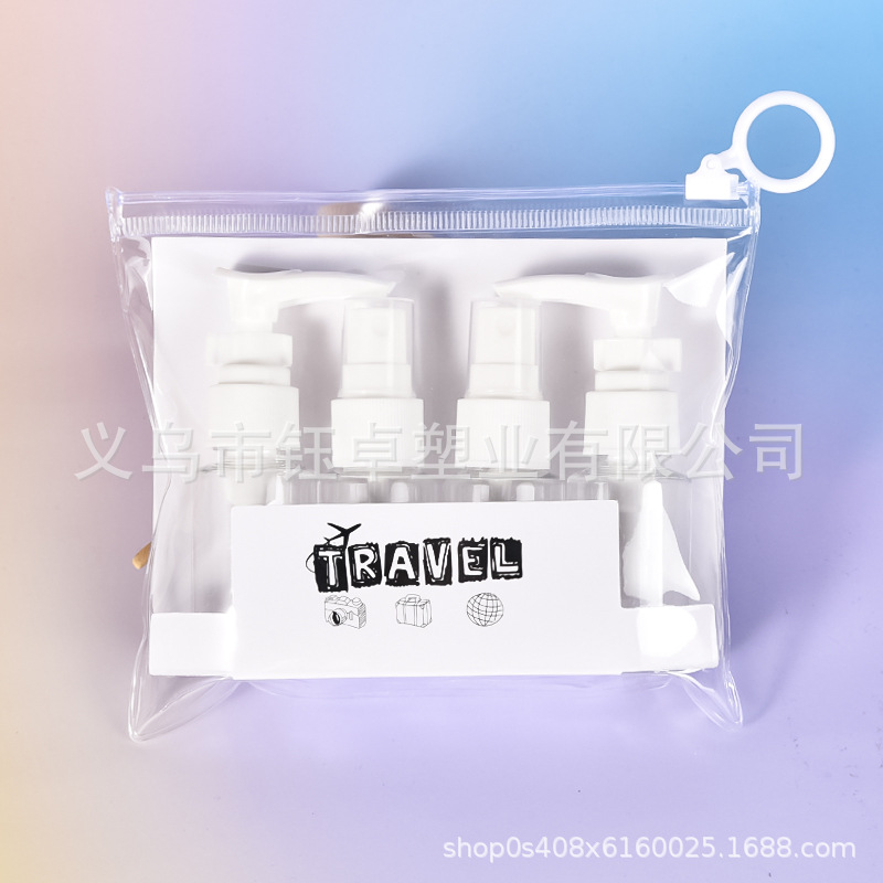 Botella de transporte de viajes, botella de pulverización, botella de pulverización de cosméticos, botella de pulverización de viajes, botella de compresión, embalaje de emulsión