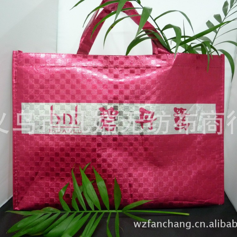 【厂家直供】淋膜彩色无纺布袋 闪光手提袋 覆膜压纹复合无纺布袋