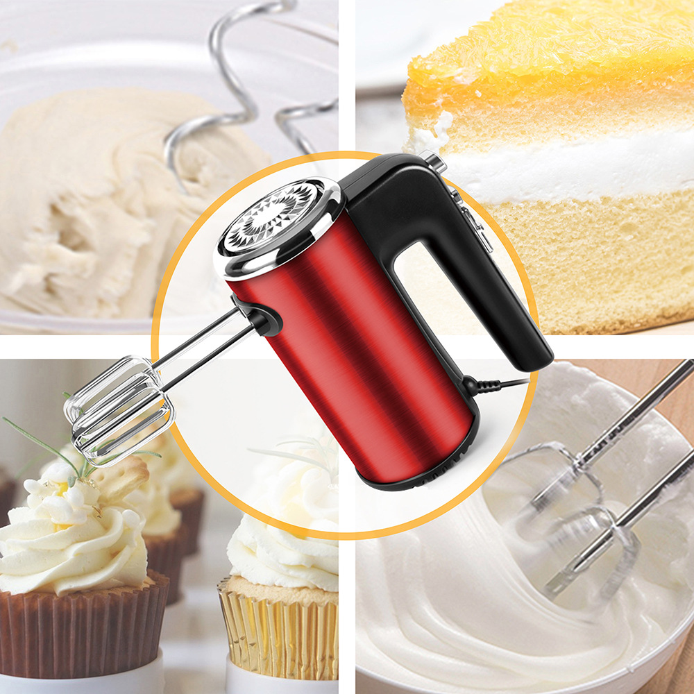 Batidor de huevo eléctrico del hogar batidora de mano mini batidor de huevo dispensador de pastel de hornear crema