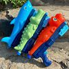 兒童水槍高壓打氣呲水槍鲨魚抽拉式噴水漂流沙灘戶外戲水玩具槍