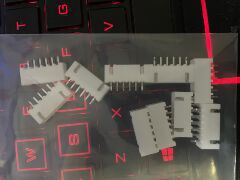 白色JST连接器B6B-XH-A 6PIN针座子接插件XH板端直插2.54 120元1K