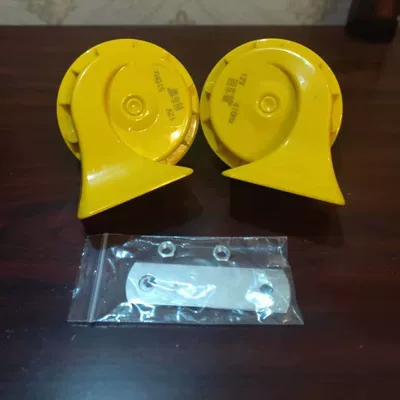 Car horn/tweeter – horn locomotive horn - 12v-waterproof-yellow-pair-plug-cable