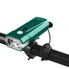 Factory new night riding equipment mountain bike headlight cycling light charging with electronic horn LED bicycle light