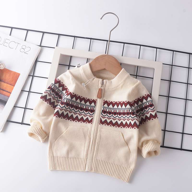 Kids Fair Lsle Zip up Knit Cardigan Toddler Sweater Cardigan Jacket Available in Multiple Colors Kids Fair Lsle Zip up Knit Cardigan Toddler Sweater Cardigan Jacket Available in Multiple Colors