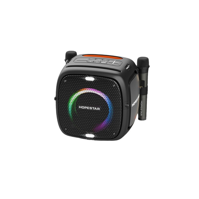 HOPESTAR PartyOne アウトドアポータブルBluetoothスピーカー デュアルマイク 80W重低音 スタンド付き|undefined
