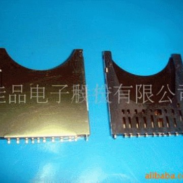 长期供应  自弹卡座二合一SD内存卡座11p sd卡卡座 SD自弹卡座