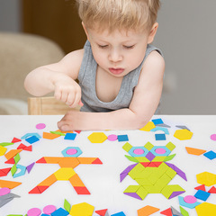 Geometric Shape Puzzle Wooden 250 Pieces Creative Puzzle Kindergarten Teaching Aids Children's Early Education Cognitive Toy