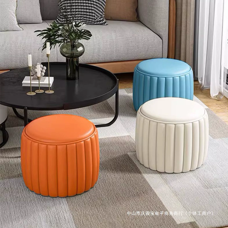Маленький табурет домашний низкий табурет для смены обуви табурет тыква табурет домик круглый табурет