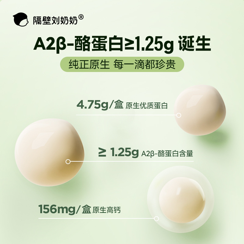 隔壁刘奶奶A2mini奶A2酪蛋白高钙儿童牛奶125ml包邮！|undefined